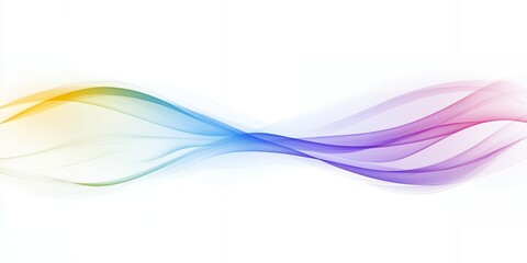 Fototapeta premium Abstract Colorful Waves Flowing Rainbow Hues Dynamic Design Vibrant Swirls Background
