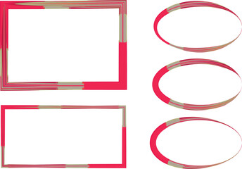 red gray colorful pattern abstract borders collection