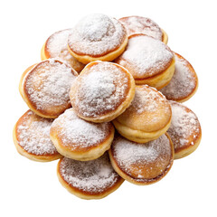 donuts on white background