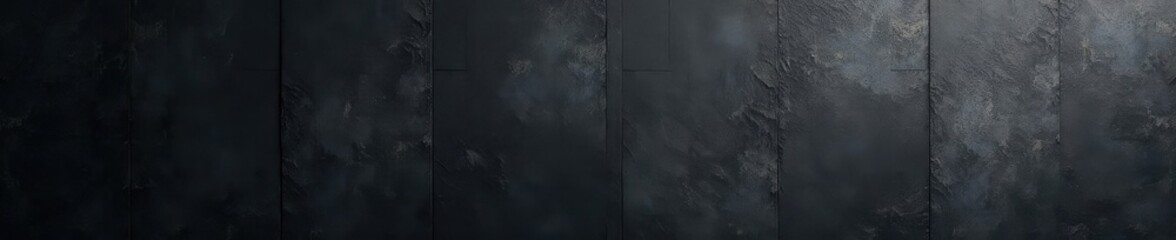 Dark gray concrete, anthracite stone texture seamless panorama, background, abstract