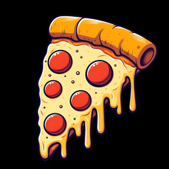 Delicious Pizza with Stretchy Melted Cheese &ndash; Ultimate Food Craving