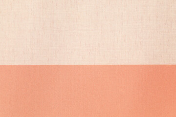 Old washout orange paper two tones colors