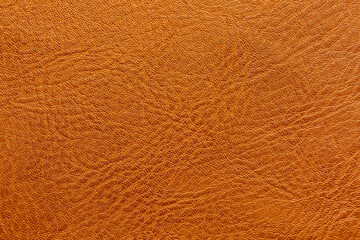 Macro brown synthetic leather texture,Brown pattern, design, leather fabric for sewing, dermantine, artificial leather texture background close up