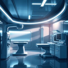 Futuristic Medical Room