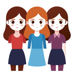 happy family with children