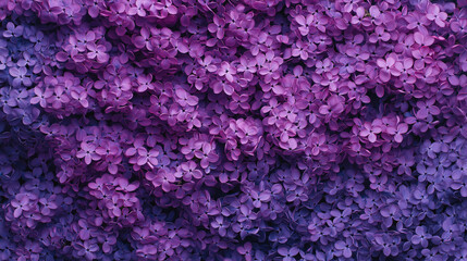 Lilac spring flowers graphic banner background. Purple colors