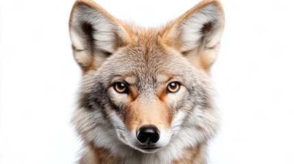 Obraz premium Close-up of a beautiful wild coyote.