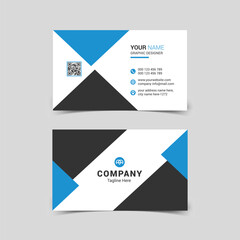 Naklejka premium modern business card design template