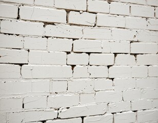 Obraz premium The bricks are dirty and white