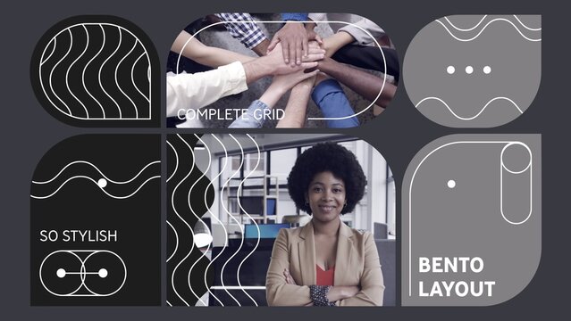 Minimal Bento Grid Layout