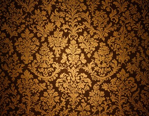 The image is of a wallpaper with brown gold and white color scheme