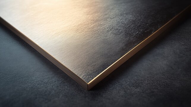 A metallic texture adds luxury and refinement to branding visuals.