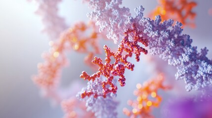 Visualize complex biological proteins laboratory gigapixel images scientific environment microscopic viewpoint