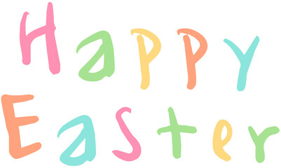 happy easter Calligraphy