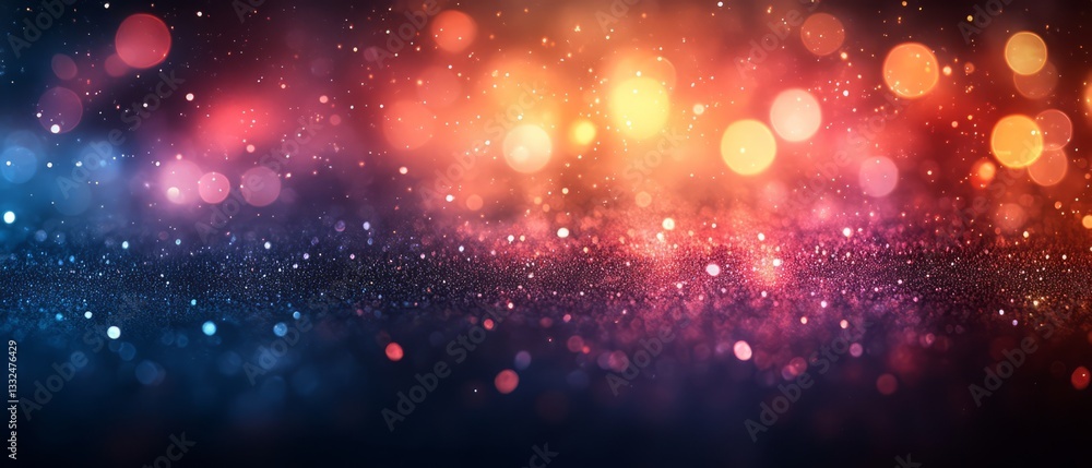 Poster a colorful background with many small dots. the dots are of different colors and sizes. the backgrou