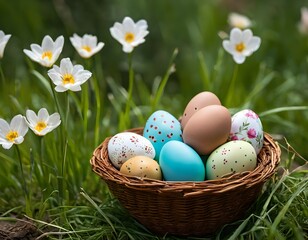 Happy easter card, background