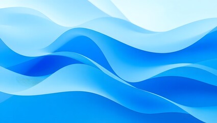 Obraz premium Abstract Wavy Blue Background