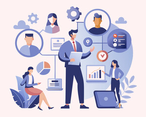 Employee Management System with CRM and Recruitment Application Tracking