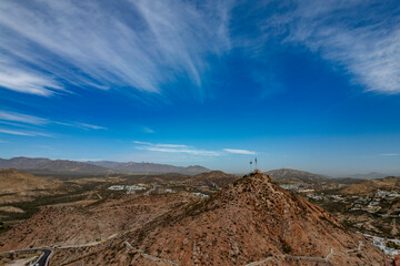 communication antennae baja california sur pacific beach drone landscape san jose del cabo san lucas