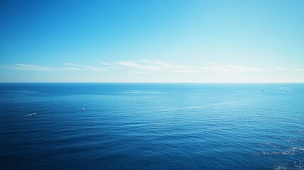 Obraz premium Soothing high-altitude ocean view scenic overlook gigapixel imagery tranquil environment aerial perspective serene concept