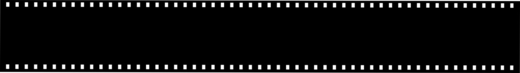 Roll of retro film strip icon. Video tape photo film strip frame vector isolated on transparent background. Vintage movie slide reel concept. Motion picture tape pictogram. Vector illustration.