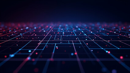 Futuristic Seamless Tile Interface Design: Bold Cyber Art & Neon Grid Patterns for Modern Digital Fusion