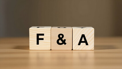 Exploring the Symbolism of Wooden Cube Blocks with Question Marks on a Table Background: A Visual Representation of FAQ and Q&A Concepts in Digital Communication with Space for Your Ideas