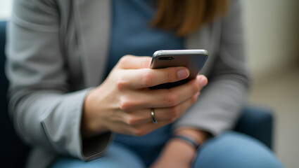 Flat Translator app language course and e learning concept. Person use smartphone with Translator app translation or translate on the mobile app worldwide language conversation speaking concept. conce