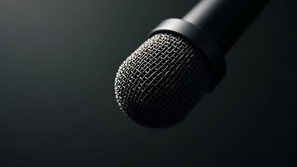 Close up condenser studio microphone concept as A close up shot of a high quality condenser microphone used in a recording studio suitable for professional recording and voiceovers. in  Photo Stock  C