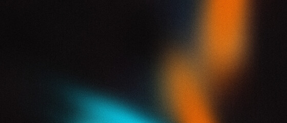 A vibrant color gradient blending blue and orange into a soft and visually captivating abstract background