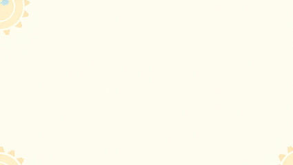 Calming Spring Sunshine Pattern: Pastel Rays & Subtle Clouds for Gentle Spring Decor - Perfect for Peaceful Designs with Empty Space on the Left Side