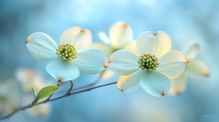 Delicate pastel blooms