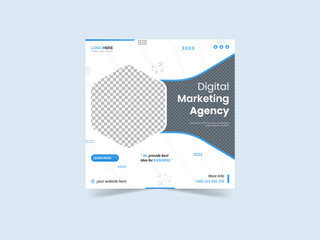 Digital Marketing Social Media Post and Instagram Template Design.