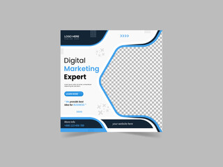 social media marketing agency business template media post banner business sale post template design