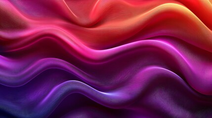 Obraz premium Vibrant Color Waves Abstract Background