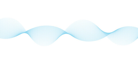 Abstract vector background with blue wavy lines. Blue wave background. Blue lines vector illustration. Curved wave. Abstract wave element.	