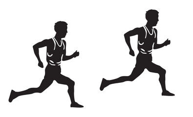 silhouette of a man and woman