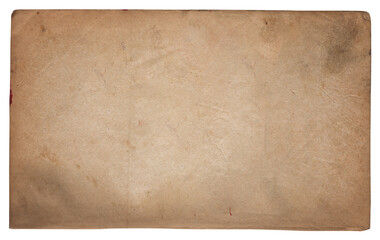 Vintage background of old ancient torn paper texture isolated