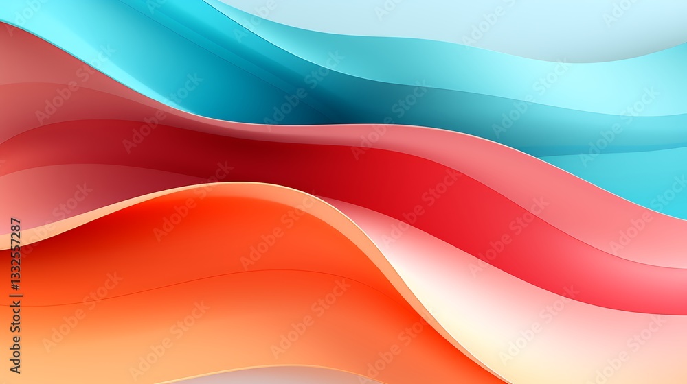 Poster abstract swirls of color: an artistic close-up captures flowing waves of vibrant hues, creating a se