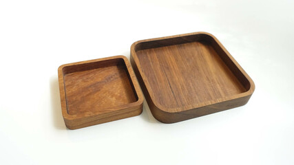 Minimalist Wooden Tea Set – Japanese Aesthetic with Handmade Walnut Trays