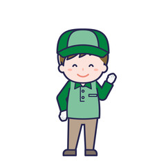 配達員／男性 04