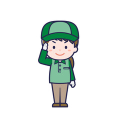 配達員／女性 02