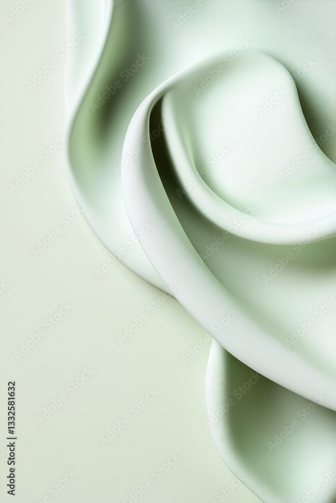Poster this sleek and modern abstract design features flowing green gradients in soft pastel shades that bl