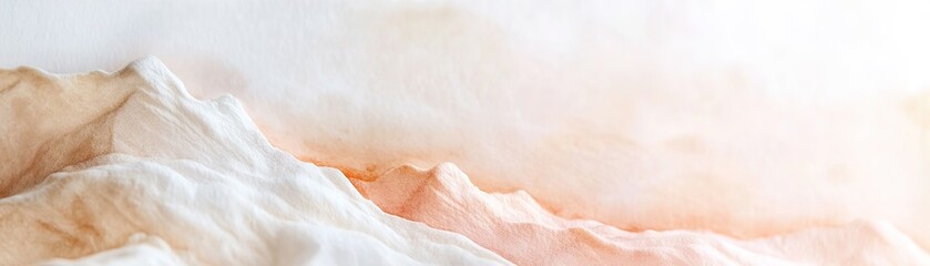 This soft watercolor blend features a harmonious mix of golden yellow, pale peach, and warm beige, resembling a calming sunrise. Ideal for wellness themes and uplifting designs