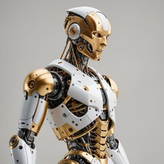 A robot with human-like features