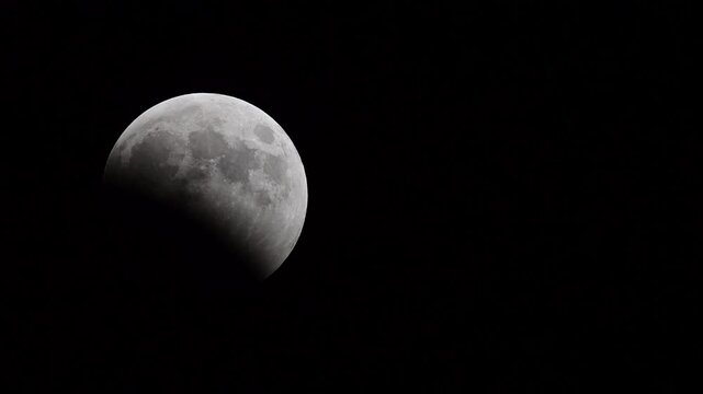 Partial Lunar Eclipse shot early Friday morning, March 14, 2025.