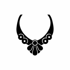 creative details Necklace Icon vector illustration