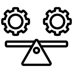 Stability Outline Icon