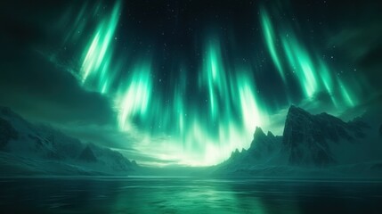 Immerse yourself in a mesmerizing 4K animated background of Northern Lights, offering breathtaking visuals and a serene atmosphere perfect for relaxation and tranquility.
