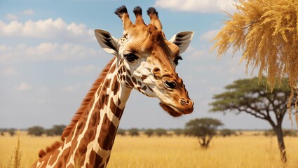 Giraffe in the Plains.
